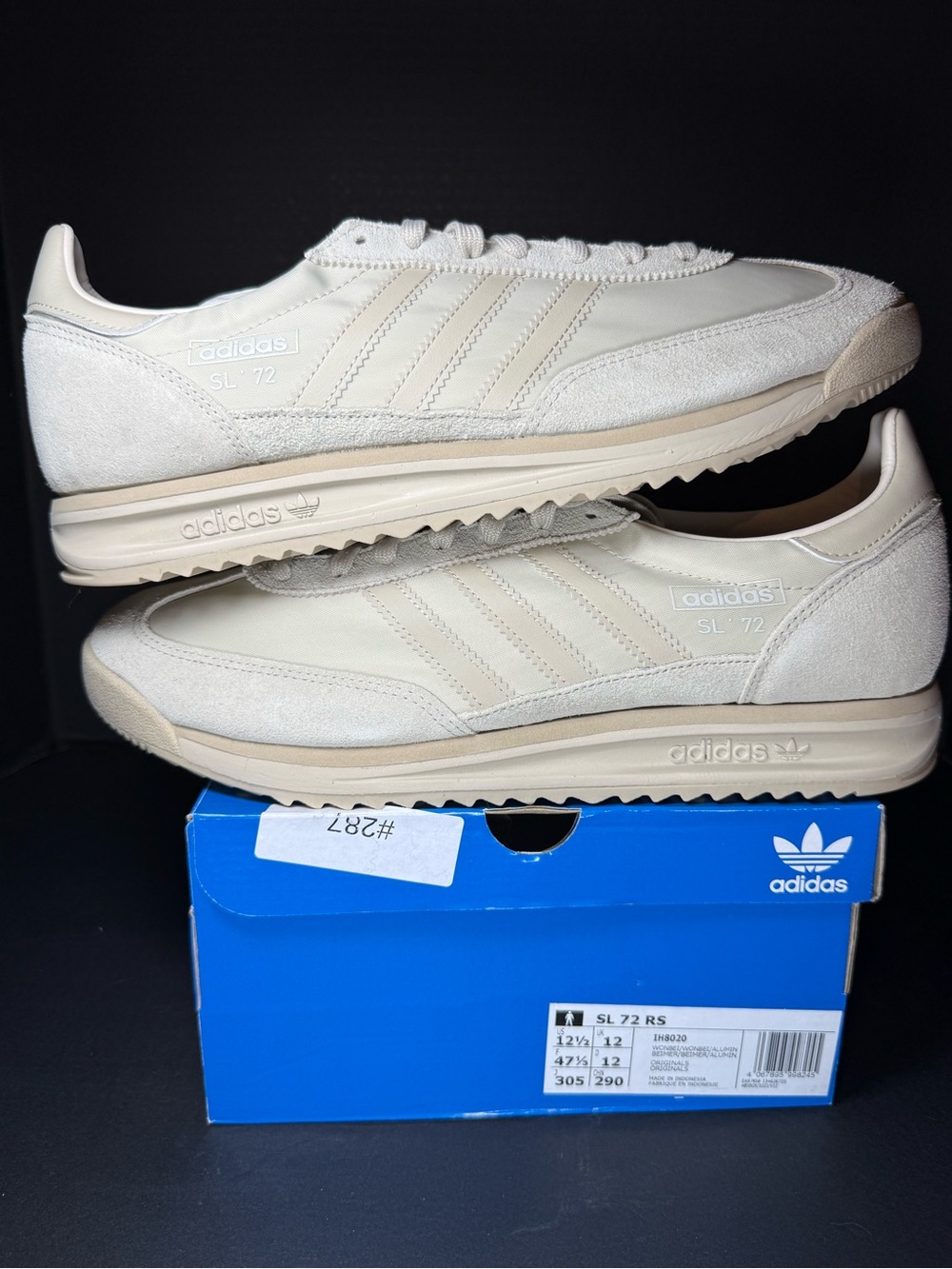 Adidas SL 72 Men’s Shoes in Off-White/Cream Size 12.5M